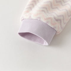 Dave&Bella Toddler Girls/Boys Stylish Wave Print Outwear Lightweight Fleece Jackets