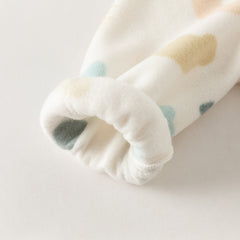Dave&Bella Toddler Boys’ Fleece Jacket – Playful Print “Hug Jacket”