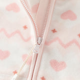 Dave&Bella Toddler Girls’ Fleece Jacket – Cute Print “Hug Jacket”