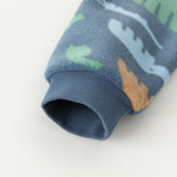 Dave&Bella Toddler Boys’ Fleece Jacket – Playful Print “Hug Jacket”