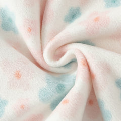 Dave&Bella Baby Girls Spring Fleece Floral Print Coat Tops