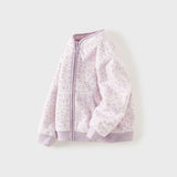 Dave&Bella Toddler Girls Fleece Jacket – Soft Versatile “Hug Jacket”