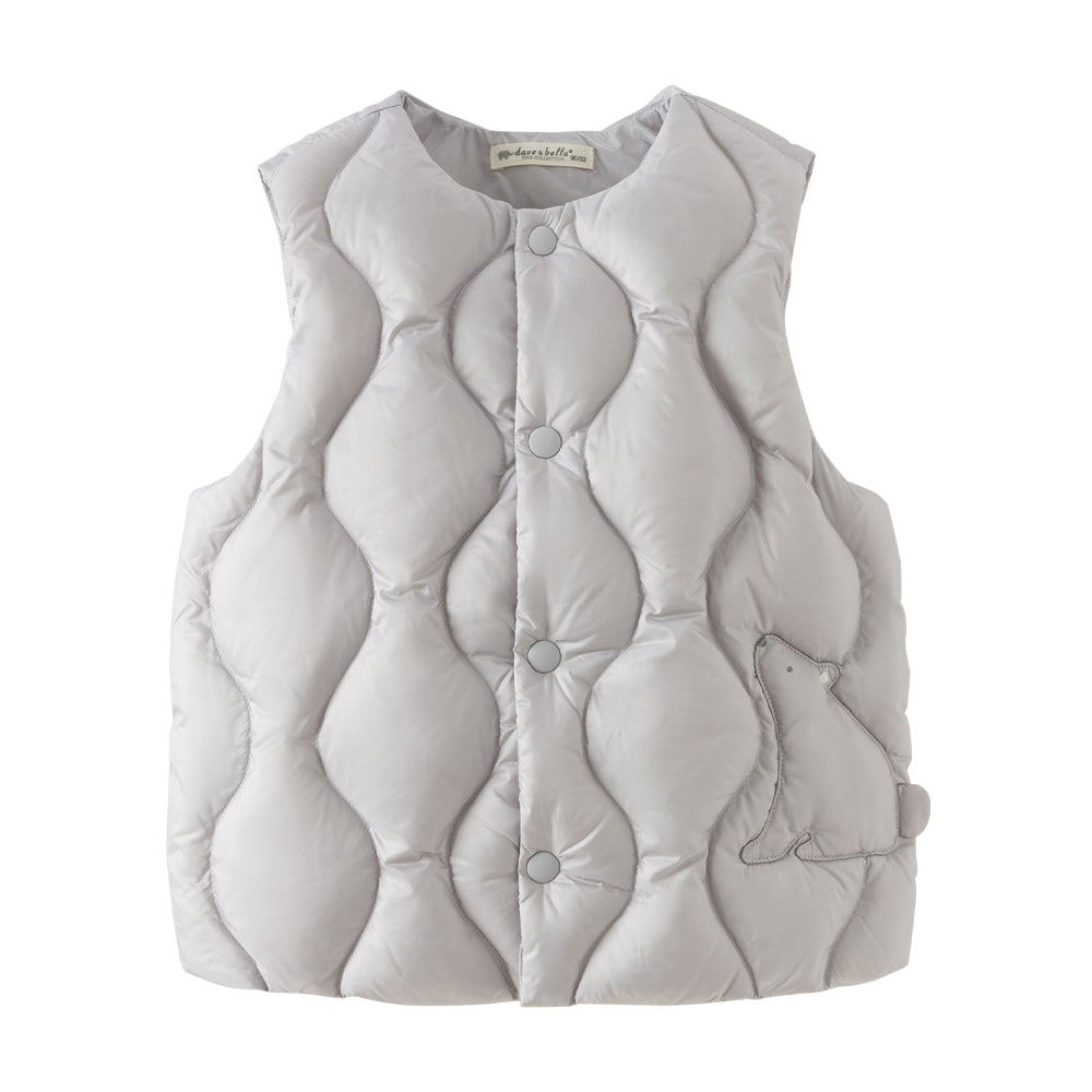 Dave&Bella Toddler Girls/Boys Multip Colors Lightweight Cozy Warm Puffer Down Vests