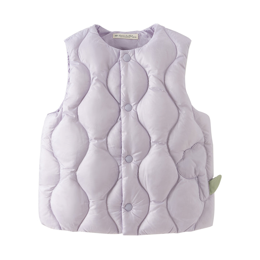 Dave&Bella Toddler Girls/Boys Multip Colors Lightweight Cozy Warm Puffer Down Vests