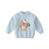 Dave&Bella Toddler Girls/Boys Soft Cute Animal Jacquard Chenille Sweater Tops