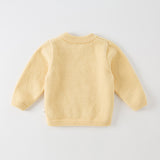 Dave&Bella Toddler Girls/Boys Playful Delicate Jacquard Chenille Sweaters