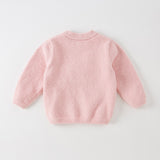 Dave&Bella Toddler Girls/Boys Playful Delicate Jacquard Chenille Sweaters