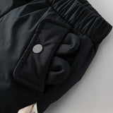 Dave&Bella Kids Girls/Boys Winter Versatile Outdoor Waterproof Cozy Drawstring Down Pant