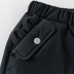 Dave&Bella Kids Girls/Boys Winter Versatile Outdoor Waterproof Cozy Drawstring Down Pant