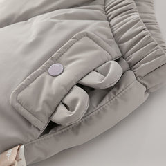 Dave&Bella Kids Girls/Boys Winter Versatile Outdoor Waterproof Cozy Drawstring Down Pant