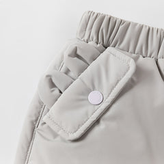 Dave&Bella Kids Girls/Boys Winter Versatile Outdoor Waterproof Cozy Drawstring Down Pant