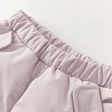 Dave&Bella Kids Girls/Boys Winter Versatile Outdoor Waterproof Cozy Drawstring Down Pant
