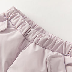 Dave&Bella Kids Girls/Boys Winter Versatile Outdoor Waterproof Cozy Drawstring Down Pant