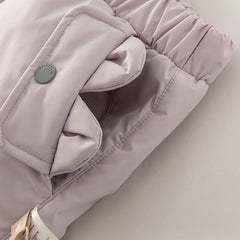 Dave&Bella Kids Girls/Boys Winter Versatile Outdoor Waterproof Cozy Drawstring Down Pant