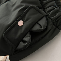 Dave&Bella Kids Girls/Boys Winter Versatile Outdoor Waterproof Cozy Drawstring Down Pant
