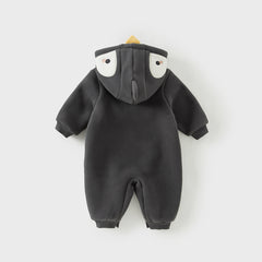 Dave&Bella Baby Girls/Boys Autumn Zoo Series Soft Fleece One-Pieces Romper