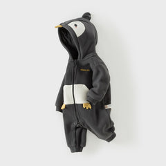 Dave&Bella Baby Girls/Boys Autumn Zoo Series Soft Fleece One-Pieces Romper