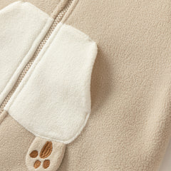 Dave&Bella Baby Girls/Boys Autumn Zoo Series Soft Fleece One-Pieces Romper