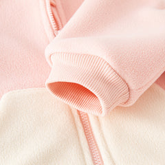 Dave&Bella Baby Girls/Boys Autumn Zoo Series Soft Fleece One-Pieces Romper