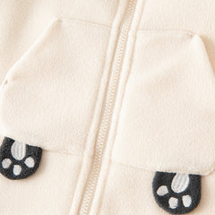 Dave&Bella Baby Girls/Boys Autumn Zoo Series Soft Fleece One-Pieces Romper