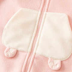 Dave&Bella Baby Girls/Boys Autumn Zoo Series Soft Fleece One-Pieces Romper