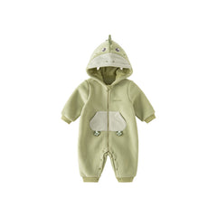 Dave&Bella Baby Girls/Boys Autumn Zoo Series Soft Fleece One-Pieces Romper