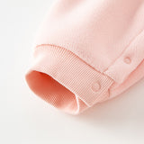 Dave&Bella Baby Girls/Boys Cute Animal-shaped Soft Fleece Hooded One-Pieces Romper