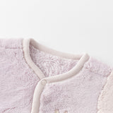 Dave&Bella Baby Boys/Girls Purple/Blue Plush Padded One-pieces Romper