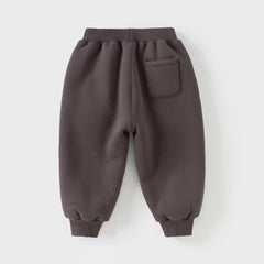 Dave&Bella Kids Boys Autumn/Winter Warm Padded Joggers Pants