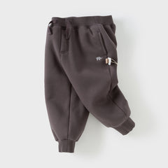 Dave&Bella Kids Boys Autumn/Winter Warm Padded Joggers Pants