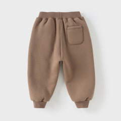 Dave&Bella Kids Boys Autumn/Winter Warm Padded Joggers Pants