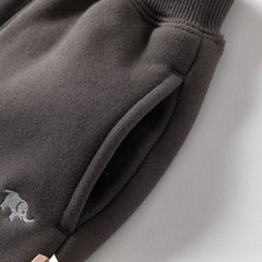 Dave&Bella Kids Boys Autumn/Winter Warm Padded Joggers Pants