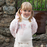 Dave&Bella Toddler Girls/Boys Adorable Animal Jacquard Chenille Turtle Sweaters