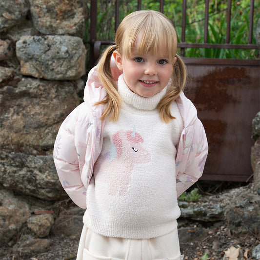 Dave&Bella Toddler Girls/Boys Winter Adorable Animal Jacquard Chenille Turtle Sweater Top