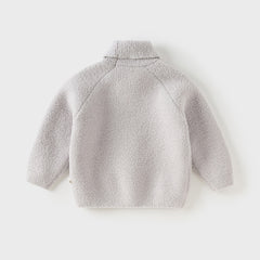 Dave&Bella Toddler Girls/Boys Autumn&Winter Cartoon Print Soft Chenille Sweater Tops