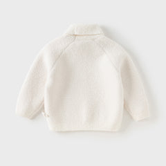 Dave&Bella Toddler Girls/Boys Winter Adorable Animal Jacquard Chenille Turtle Sweater Top