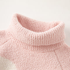 Dave&Bella Toddler Girls/Boys Winter Adorable Animal Jacquard Chenille Turtle Sweater Top