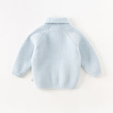 Dave&Bella Toddler Girls/Boys Adorable Animal Jacquard Chenille Turtle Sweaters