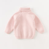 Dave&Bella Toddler Girls/Boys Adorable Animal Jacquard Chenille Turtle Sweaters