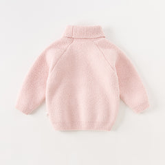 Dave&Bella Toddler Girls/Boys Winter Adorable Animal Jacquard Chenille Turtle Sweater Top