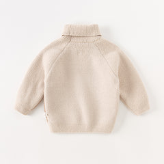Dave&Bella Toddler Girls/Boys Winter Adorable Animal Jacquard Chenille Turtle Sweater Top