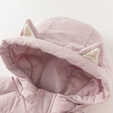 Dave&Bella Toddler Boys/Girls Winter Cute Outwear Hooded Down Coats(scarf)