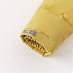 Dave&Bella Kids Boys Winter Yellow Windproof Mid-Length Down Hooded Coats(wallet bag)
