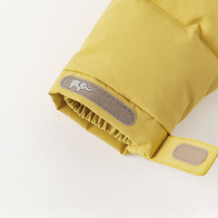 Dave&Bella Kids Boys Winter Yellow Windproof Mid-Length Down Hooded Coats(wallet bag)