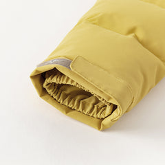 Dave&Bella Kids Boys Winter Yellow Windproof Mid-Length Down Hooded Coats(wallet bag)