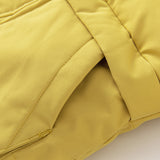 Dave&Bella Kids Boys Winter Yellow Windproof Mid-Length Down Hooded Coats(wallet bag)