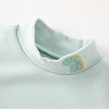 Dave&Bella Toddler Girls/Boys Animal Embroidery Versatile Multi-color Turtle T-shirt Tops