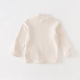 Dave&Bella Toddler Girls/Boys Animal Embroidery Versatile Multi-color Turtle T-shirt Tops