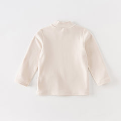 Dave&Bella Toddler Girls/Boys Animal Embroidery Versatile Multi-color Turtle T-shirt Tops