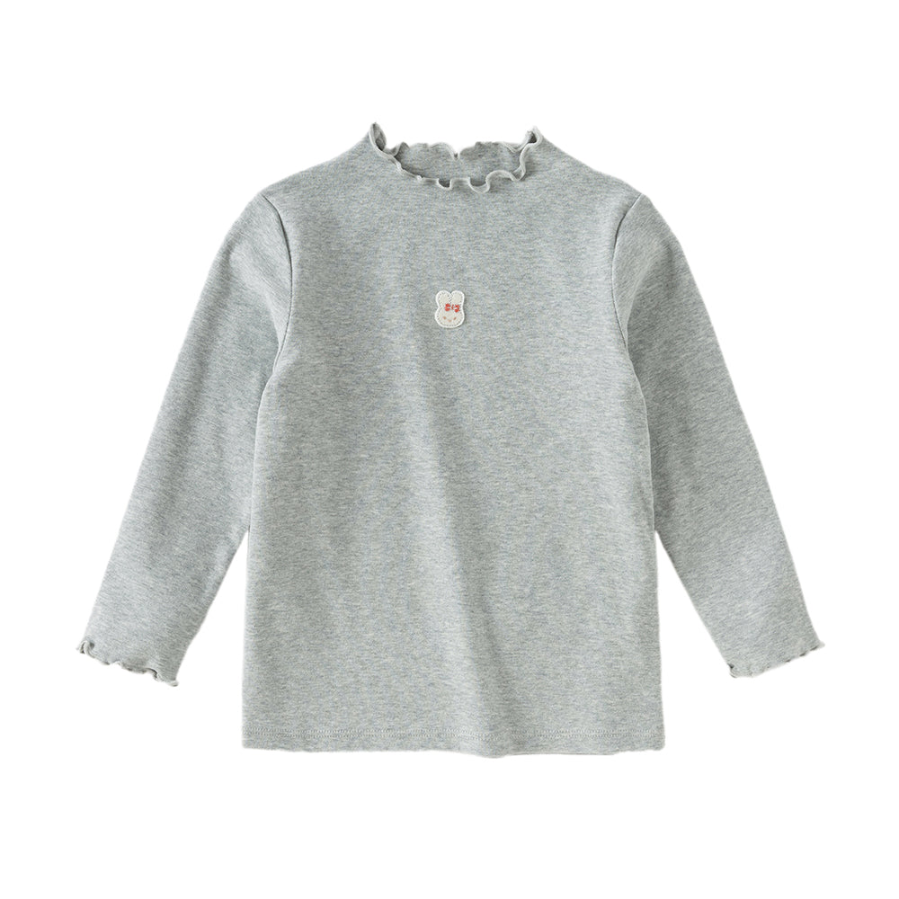 Dave&Bella Toddler Girls Multi-color Lightweight Lace-collar T-shirts Tops